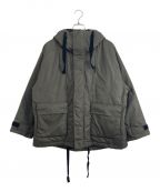 URUウル）の古着「HOODED PADDING JACKET」｜グレー