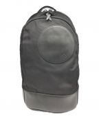 dunhillダンヒル）の古着「dunhill(ダンヒル) Radial Leather-Trimmed Shell Backpack リュック」｜ブラック