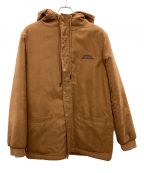 STUSSY WORLDTRIBEステューシー）の古着「リバーシブルコート」｜ブラウン×ホワイト