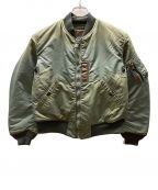 BUZZ RICKSON'Sバズリクソンズ）の古着「Type MA-1 1957MODEL LION UNIFORM INC. Ultraviolet Product BR11093」｜グリーン