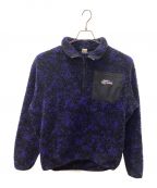 ragged mountainラギットマウンテン）の古着「90's outdoor Fleece half-Zipper Jacket」｜ブルー×ブラック