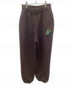 youthbathユースバス）の古着「Star wide-fit jogger pants」｜ブラウン