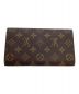 LOUIS VUITTON (ルイ ヴィトン) LOUIS VUITTON/長財布 ブラウン：8000円