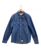 SUPREME×LEVI'Sシュプリーム×リーバイス）の古着「Denim Quilted Shirt」｜ブルー