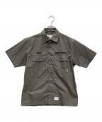 WTAPSダブルタップス）の古着「BUDS SS COTTON TWILL SHIRT」｜グリーン