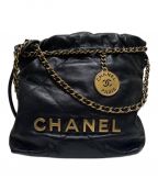 CHANELシャネル）の古着「CHANEL22 ミニ ハンドバッグ」｜ブラック