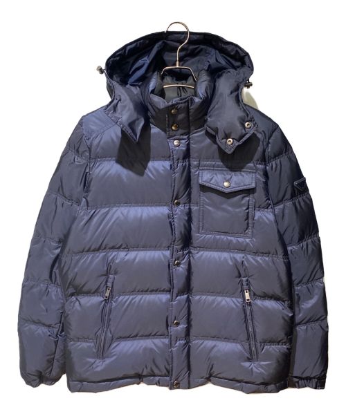 PRADA（プラダ）PRADA (プラダ) Triangle Logo Down Jacket（トライアングルロゴダウンジャケット） ネイビー サイズ:52の古着・服飾アイテム