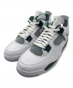 NIKEナイキ）の古着「Air Jordan 4 Retro “Oxidized Green”」｜ホワイト×グリーン