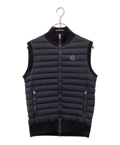 MONCLER（モンクレール）MONCLER (モンクレール) ダウンベスト ブラック サイズ:Mの古着・服飾アイテム