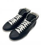 Maison Margielaメゾンマルジェラ）の古着「BLACK LEATHER ATHLETIC SHOES（ブラックレザーアスレチックシューズ）」｜ブラック