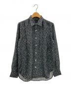 BANANATIMEバナナタイム）の古着「painted spots collar shirt」｜ブラック