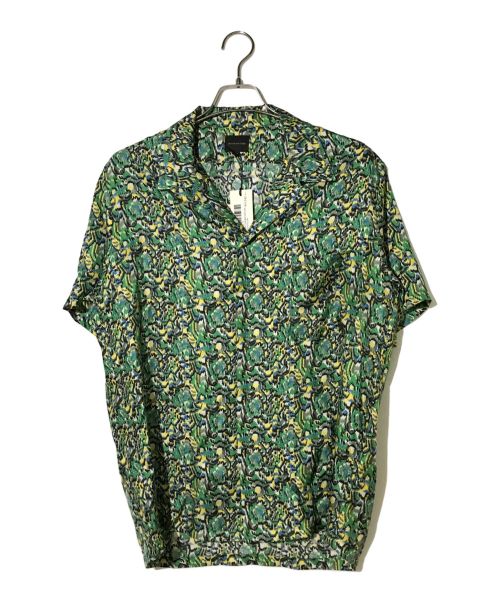 BANANATIME（バナナタイム）BANANATIME (バナナタイム) ABSTRACT HAWAIIAN GREEN HAWAIIAN SHIRT(アブストラクトハワイアングリーンハワイアンシャツ) グリーン サイズ:Mの古着・服飾アイテム