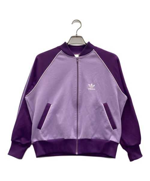 adidas（アディダス）adidas (アディダス) トラックジャケット パープル サイズ:表記無しの古着・服飾アイテム