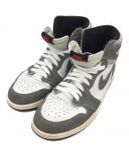 NIKEナイキ）の古着「Air Jordan 1 Retro High OG (エア ジョーダン 1 レトロ HIGH OG)」｜グレー×ホワイト