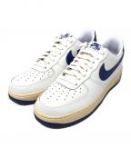 NIKEナイキ）の古着「スニーカー Air Force 1 '07 （エア フォース 1 '07）」｜ホワイト×ブルー