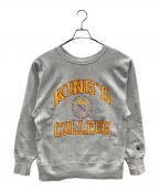 Champion REVERSE WEAVEチャンピオン リバース ウィーブ）の古着「ヴィンテージスウェット KING'S COLLEGE（キングス カレッジ）」｜グレー