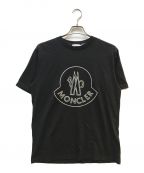 MONCLERモンクレール）の古着「MAGLIA MANICHE CORTE Tシャツ」｜ブラック