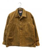 carserviceカーサービス）の古着「CHECKER LOGO 5PKT WORK JACKET」｜ブラウン