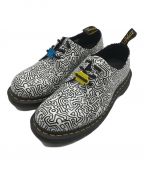 Dr.Martens×Keith Haringドクターマーチン×キースヘリング）の古着「レザーシューズ」｜ホワイト