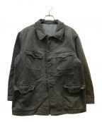 French Vintageフレンチヴィンテージ）の古着「PIQUE HUNTING JACKET」｜グレー