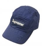 SUPREMEシュプリーム）の古着「Lasered Twill Camp Cap」｜ネイビー