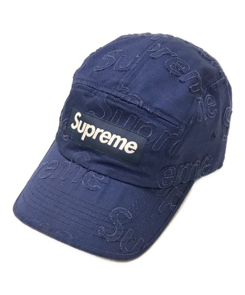 SUPREME（シュプリーム）SUPREME (シュプリーム) Lasered Twill Camp Cap ネイビーの古着・服飾アイテム