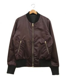 AMI Alexandre Mattiussi（アミアレクサンドルマテュッシ）の古着「Bomber Jacket」｜パープル