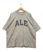 blurhms ROOTSTOCKブラームスルーツストック）の古着「ALE-Y プリントTシャツ」｜ライトグレー