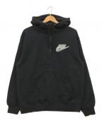 NIKE×SUPREMEナイキ×シュプリーム）の古着「Half Zip Hooded Sweatshirt」｜ブラック