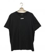 OFFWHITEオフホワイト）の古着「AIRPORT TAPE S/S SLIM TEE」｜ブラック