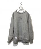 WTAPSダブルタップス）の古着「ACADEMY SWEATSHIRT」｜グレー