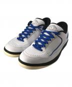 NIKEナイキ）の古着「AIR JORDAN 2 RETRO LOW」｜ホワイト×ブルー