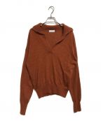 Phlannelフランネル）の古着「Mohair Silk Skipper Pullover」｜ブラウン