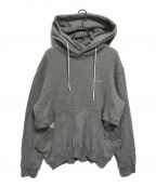 TOGA ARCHIVESトーガアーカイブス）の古着「HOLE SWEAT HOODIE」｜グレー