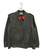 Scheilegger LE SENTIERシュヴァイゲル レ サンティエ）の古着「Swiss Vintage Fireman Jacket」｜グレー×レッド