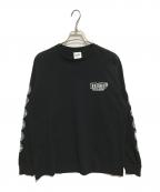 A BATHING APE×M&Mアベイシングエイプ×エムアンドエム）の古着「MONOTONE LONG SLEEVE TEE」｜ブラック×ホワイト