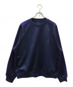 Needlesニードルズ）の古着「Track Crewneck Shirt」｜ネイビー