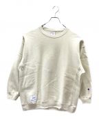 WTAPS×Championダブルタップス×チャンピオン）の古着「Reverse Weave Crewneck Sweatshirt」｜ベージュ