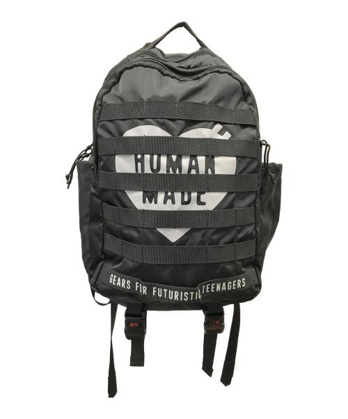 HUMAN MADE（ヒューマンメイド）HUMAN MADE (ヒューマンメイド) Military Backpack ブラック サイズ:下記参照の古着・服飾アイテム