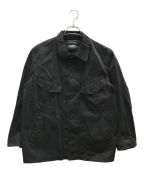 WILDSIDE YOHJI YAMAMOTOワイルドサイド ヨウジ ヤマモト）の古着「Cotton Chino 5B Shirt Jacket」｜ブラック