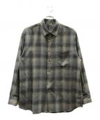 AURALEEオーラリー）の古着「SUPER LIGHT WOOL CHECK SHIRT」｜グレー