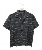 NUMBER (N)INE×SABOTAGEナンバーナイン×サボタージュ）の古着「OPEN COLLAR SHIRT　S20SNS001」｜ブラック