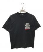 BlackEyePatch×WILD SIDE YOHJI YAMAMOTOブラックアイパッチ×ワイルドサイド ヨウジ ヤマモト）の古着「プリントTシャツ」｜ブラック