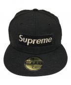 SUPREME×New Eraシュプリーム×ニューエラ）の古着「$1M Metallic Box Logo New Era」｜ブラック