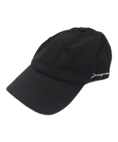 jacquemus（ジャックムス）jacquemus (ジャックムス) Casquette Logo Cap ブラック サイズ:60の古着・服飾アイテム