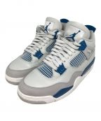 NIKEナイキ）の古着「ハイカットスニーカー　AIR JORDAN 4 RETRO　FV5029-141」｜ホワイト×ブルー