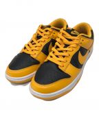 NIKEナイキ）の古着「ローカットスニーカー　DD1391-004　DUNK LOW Championship Goldenrod」｜ブラック×イエロー