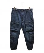 G-STAR RAWジースターロゥ）の古着「Multi Pocket Cargo Relaxed Jeans」｜インディゴ