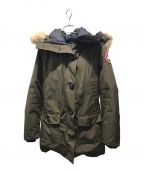 CANADA GOOSEカナダグース）の古着「BRONTE PARKA ダウンコート　2603JL」｜カーキ