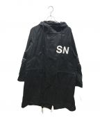 UNDERCOVERアンダーカバー）の古着「SN printed fooded coat　UCU4304-2　18SS」｜ブラック